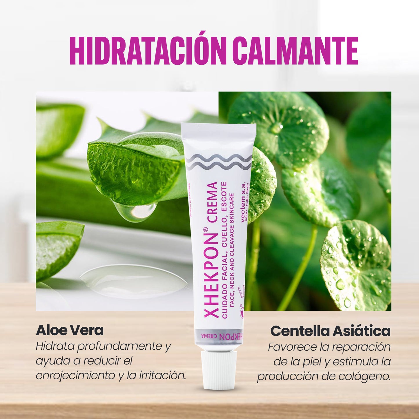 Xhekpon Crema Facial Antiedad con Colágeno para arrugas y firmeza