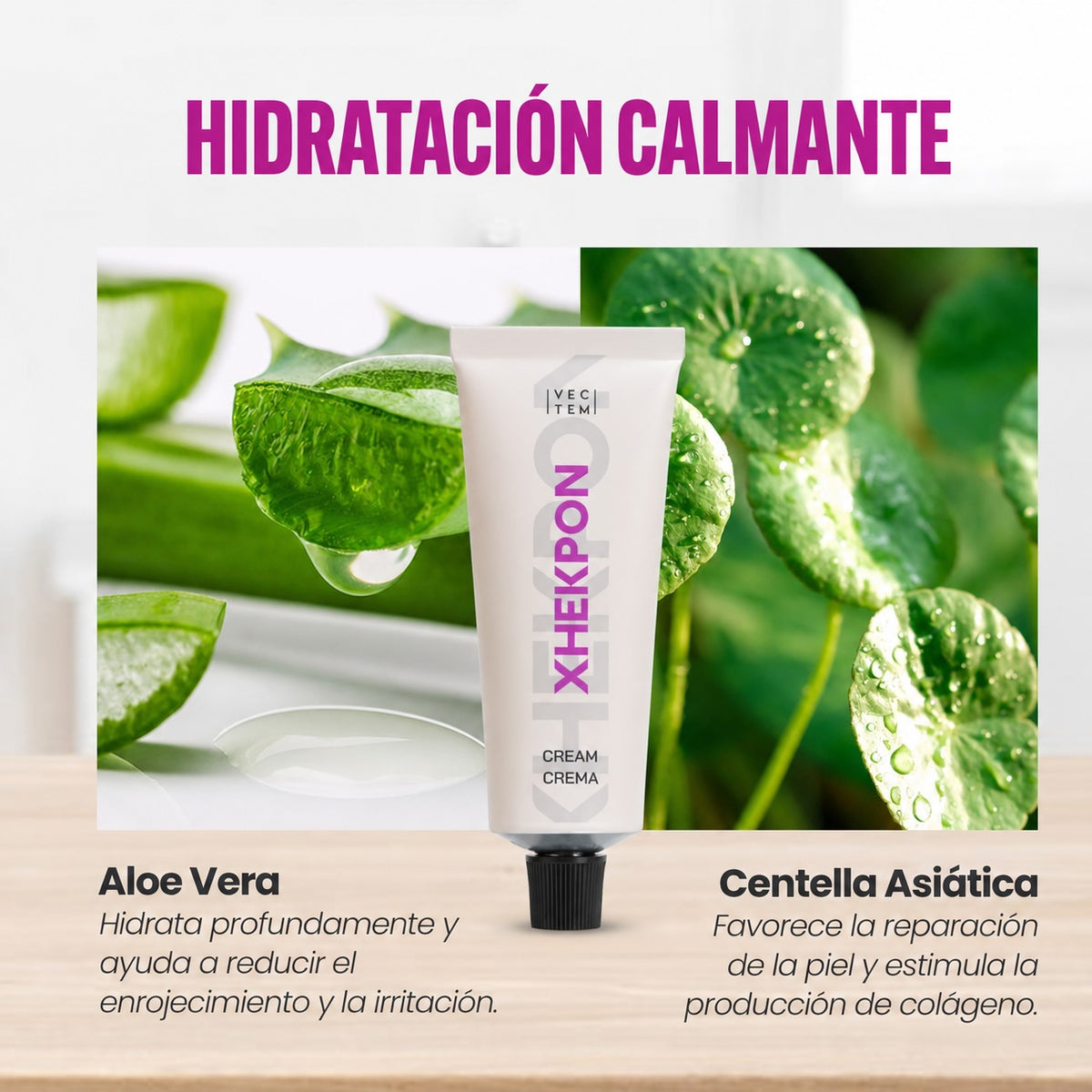 Xhekpon Crema Facial Antiedad con Colágeno para arrugas y firmeza 🇪🇸
