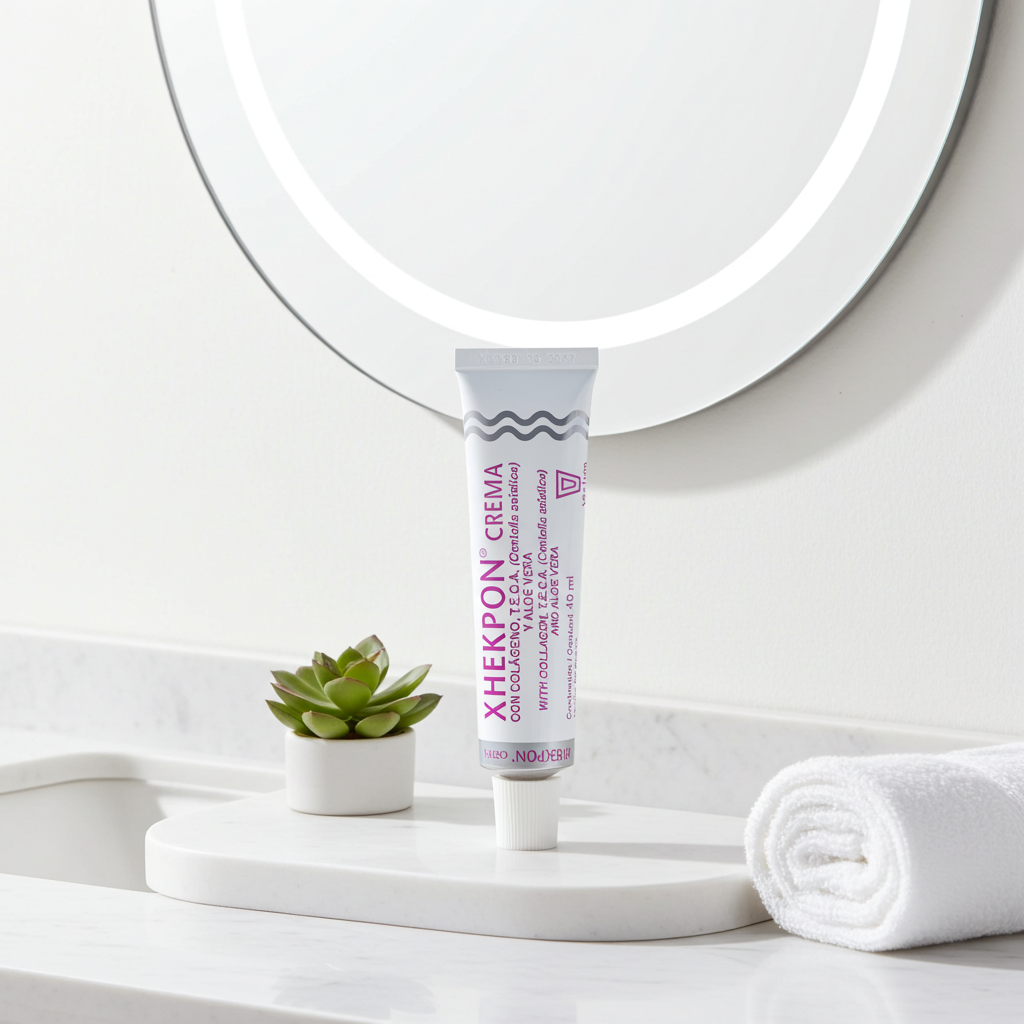 Xhekpon Crema Facial Antiedad con Colágeno para arrugas y firmeza
