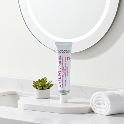 Xhekpon Crema Facial Antiedad con Colágeno para arrugas y firmeza